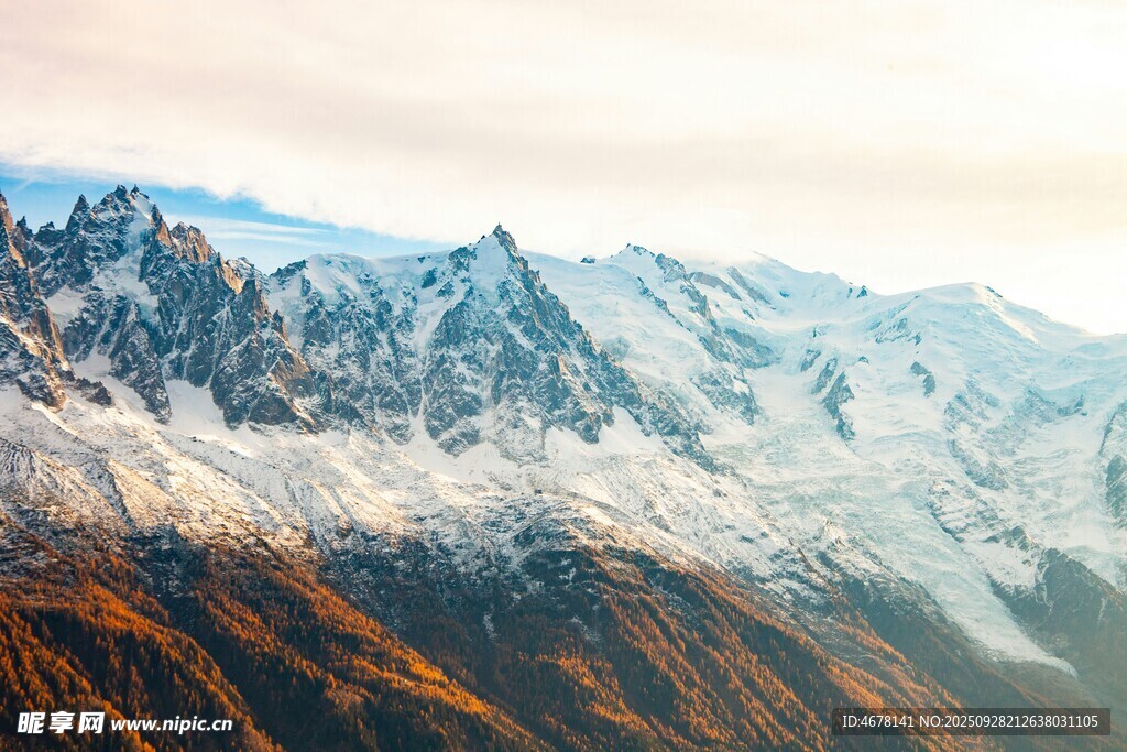 壮丽雪山美景