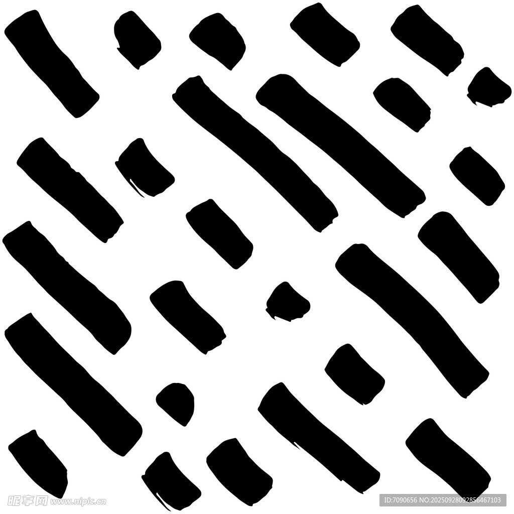 黑白不规则线条图案
