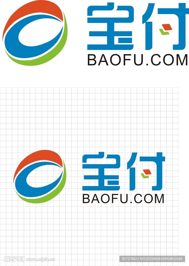 宝付品牌标识展示