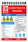 有限空间作业安全告知牌