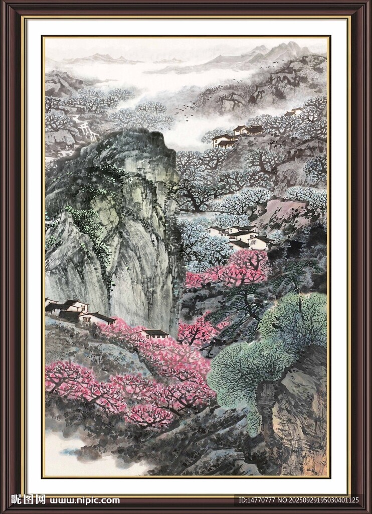  客厅山水画 