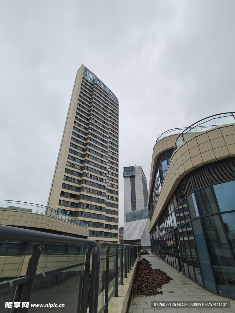 城市高楼与现代建筑景观