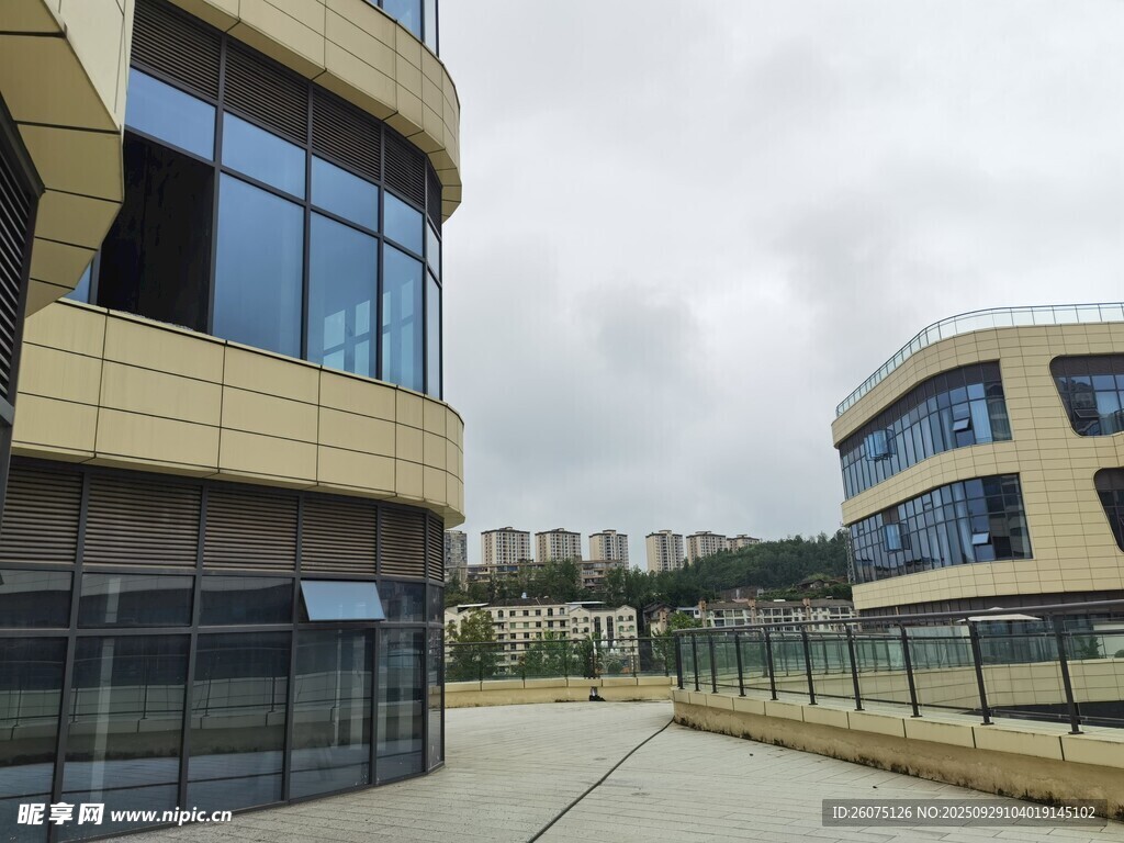现代风格建筑外观景观
