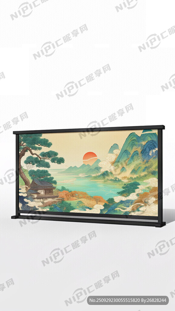 国学背景展板 展板方正不歪