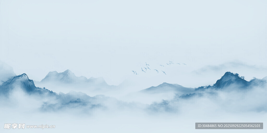 山水背景