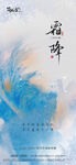 地产霜降海报