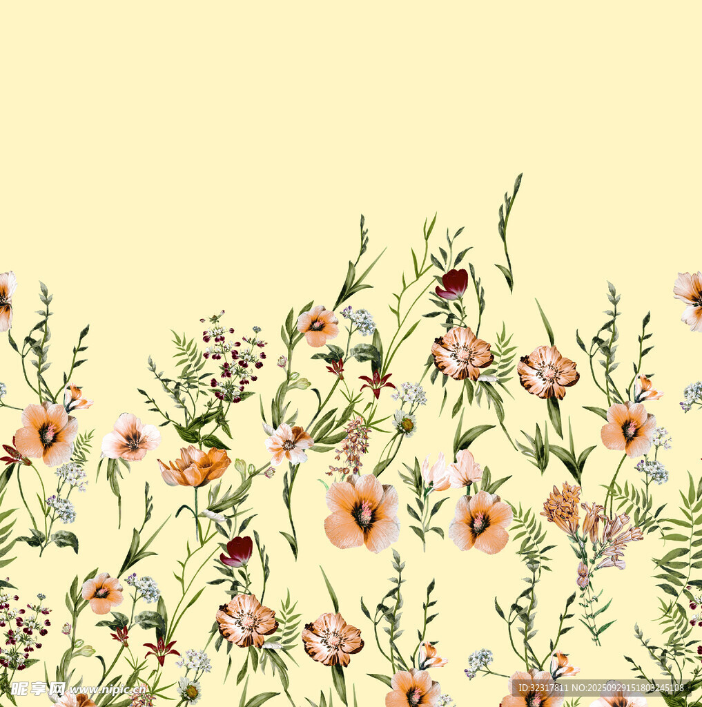 手绘花