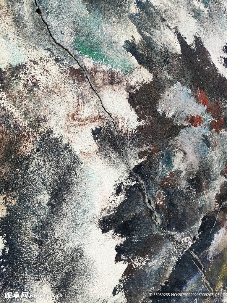 抽象水墨纹理艺术画作