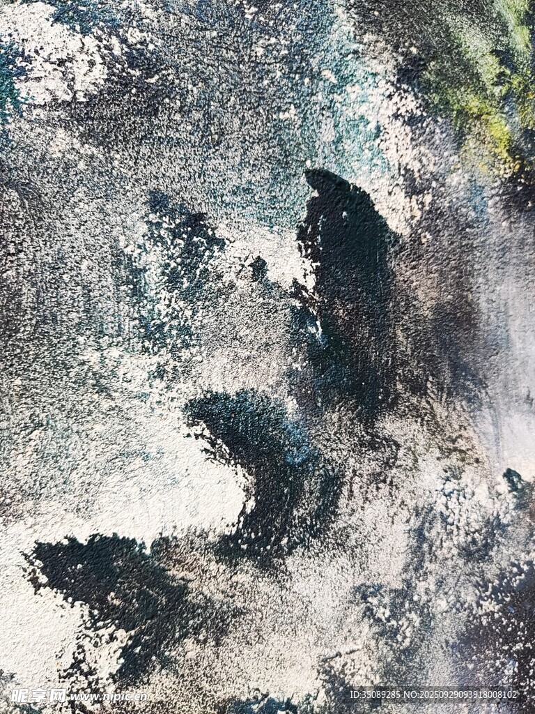 抽象水墨纹理艺术画面