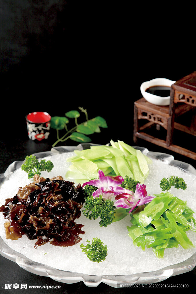 精致中式摆盘美食