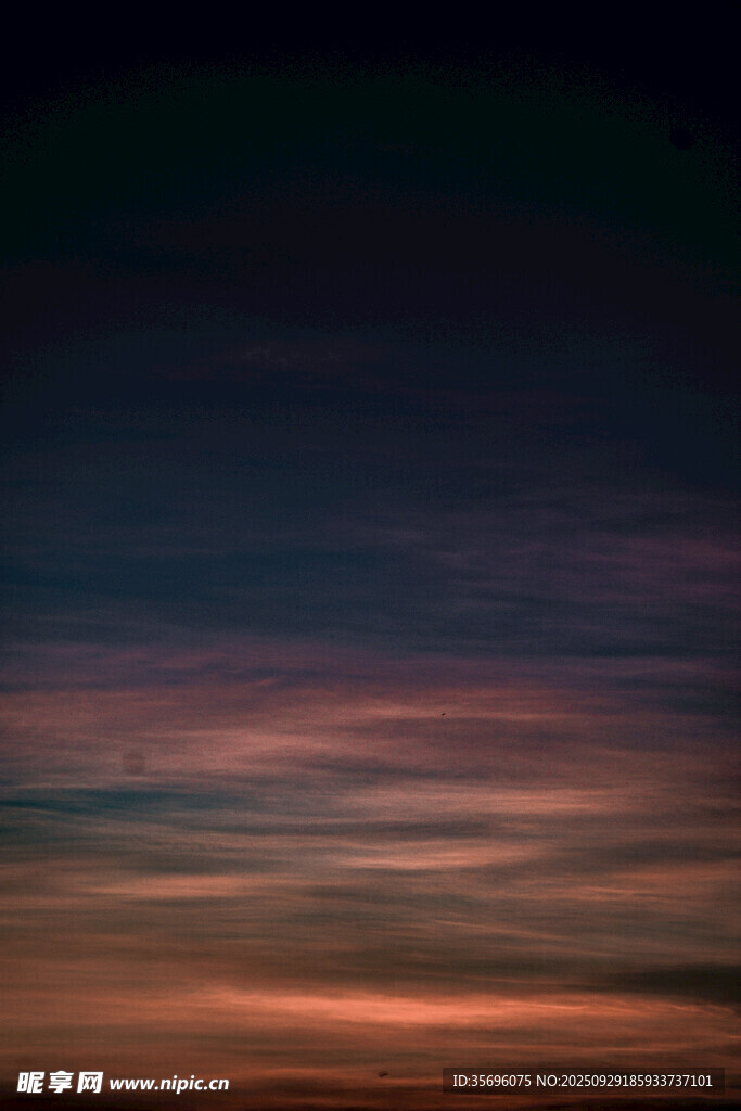 绚丽晚霞天空美景