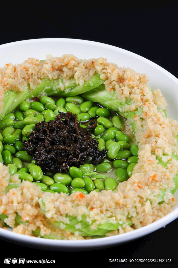 黑豆青瓜碎粒美食拼盘