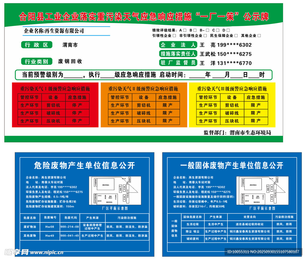 危险废物产生单位信息公开