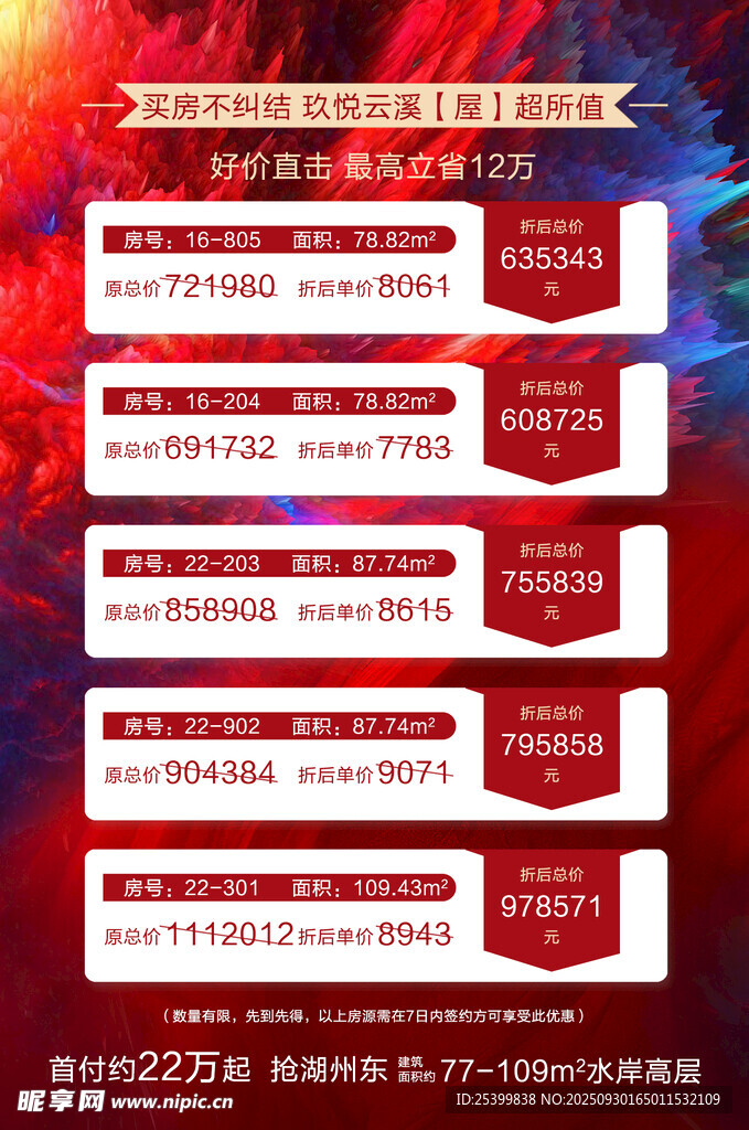 房产热销海报