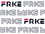 独特创意的FRKE文字设计