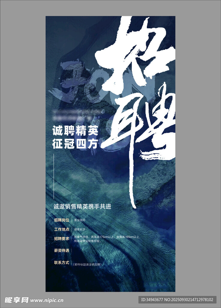 校园招聘海报