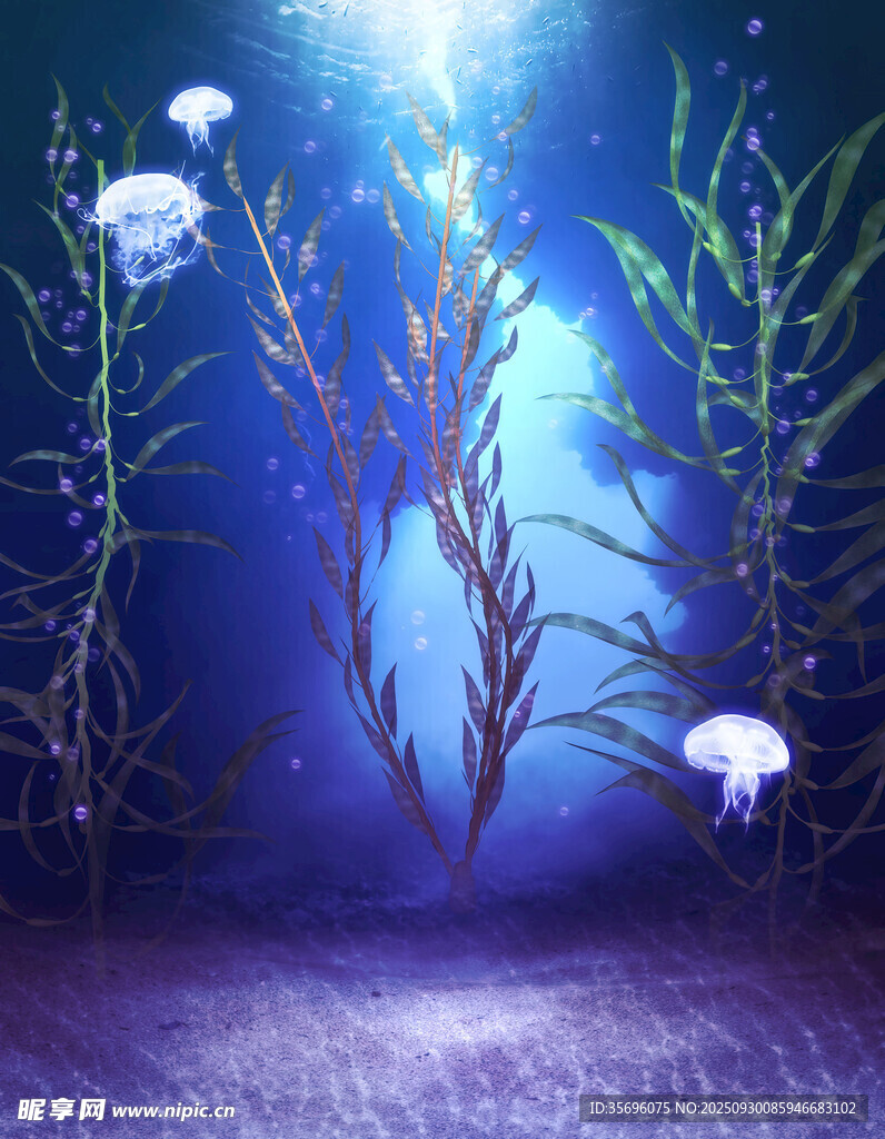 梦幻海底水母景观