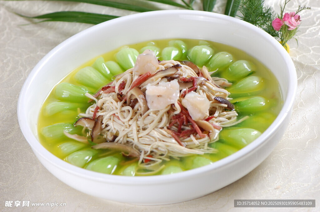 丝瓜烩肉丝