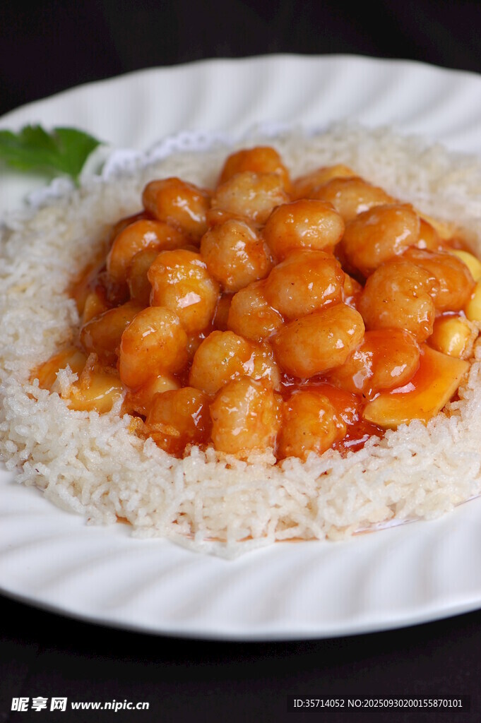 虾仁盖饭