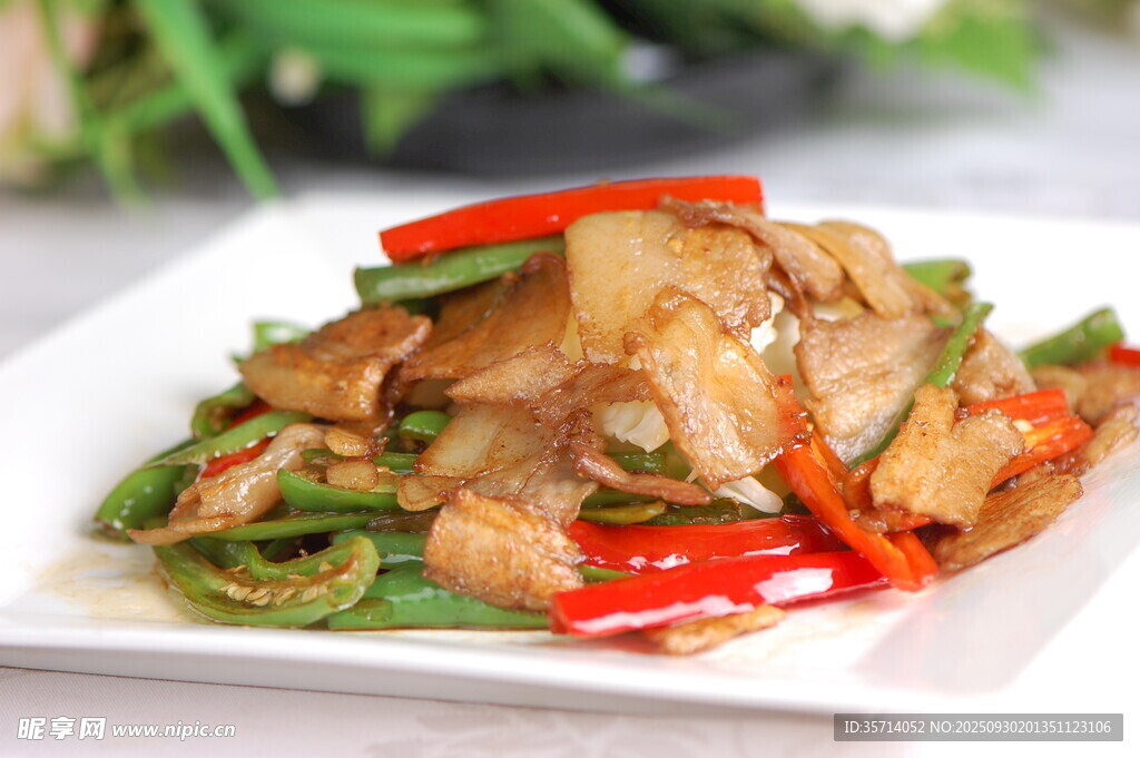 青椒炒五花肉