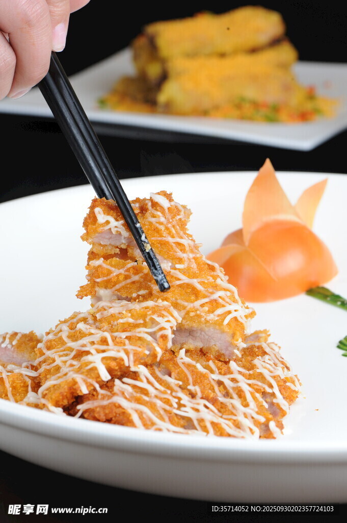 美味香酥炸物诱人品尝