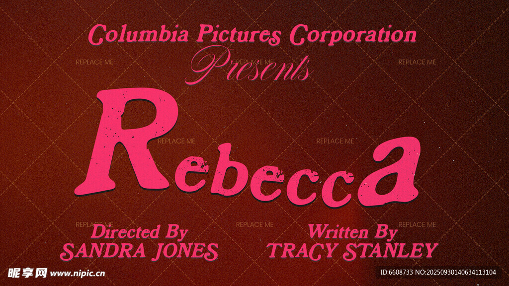 Rebecca剧目宣传海报