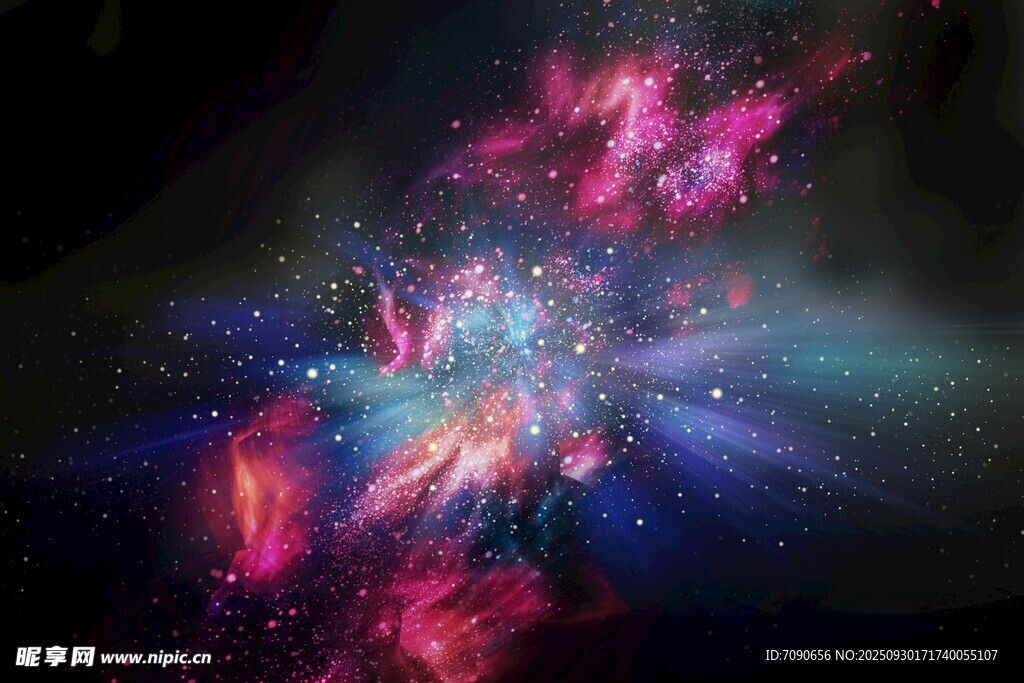 梦幻绚丽的宇宙星云景观