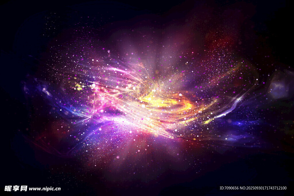 绚丽梦幻宇宙星云景象