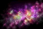 梦幻绚丽的宇宙星云景观
