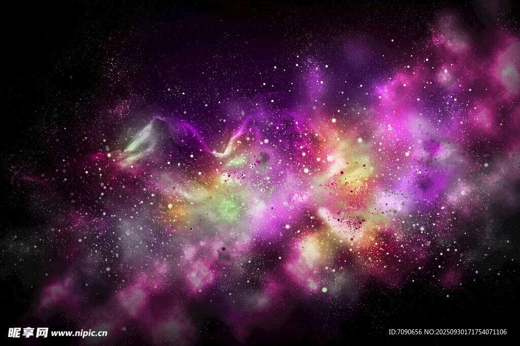 梦幻绚丽的宇宙星云景观