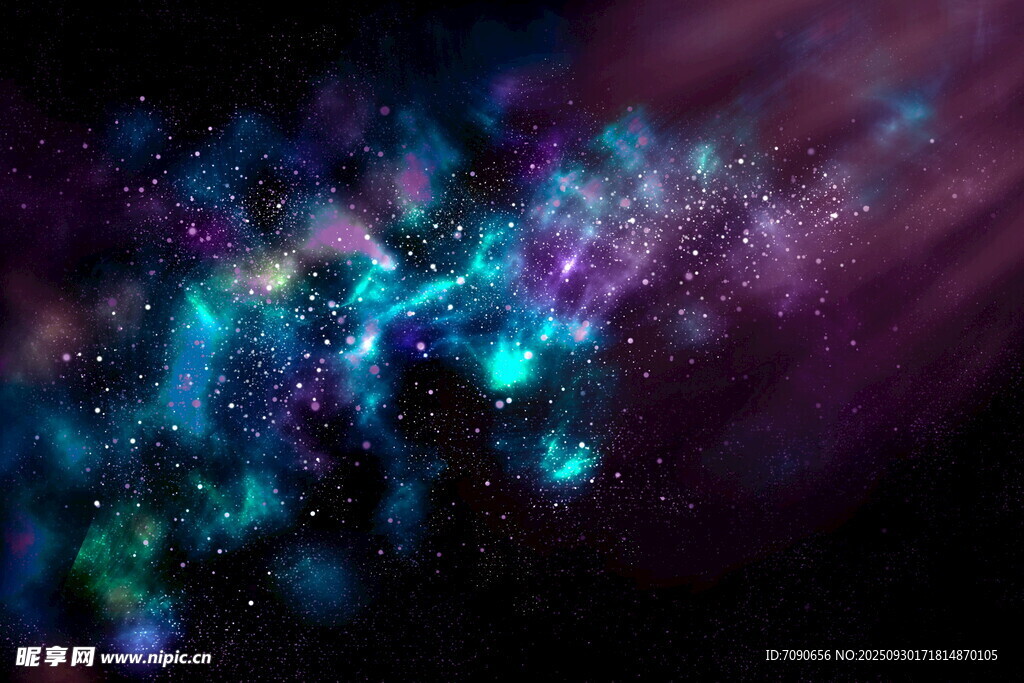 梦幻绚丽的宇宙星云景象