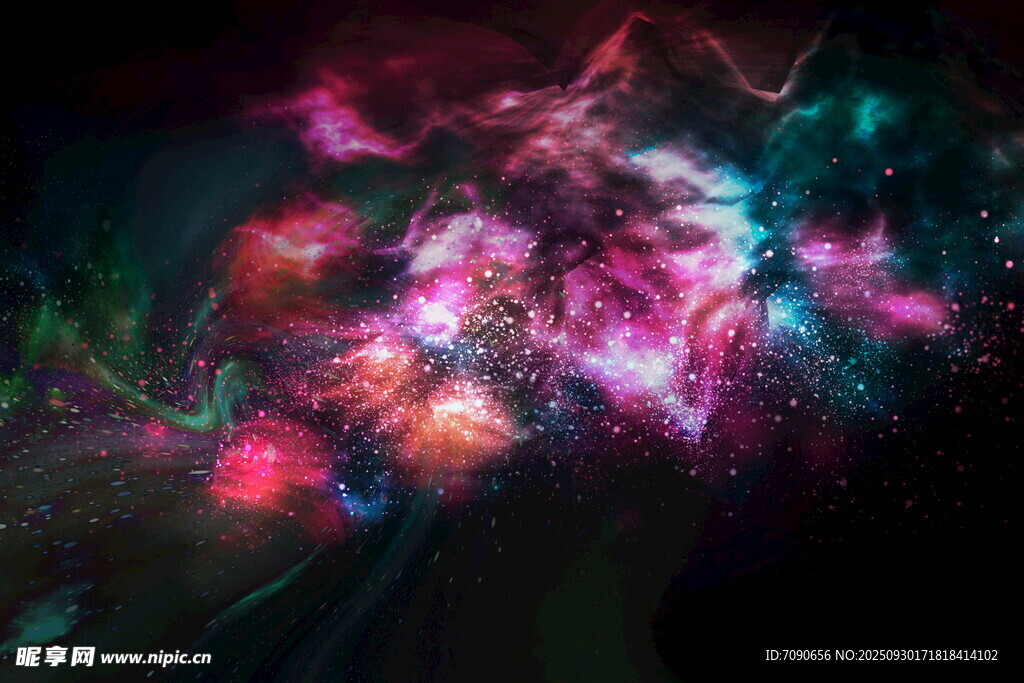 梦幻绚丽的宇宙星云景象