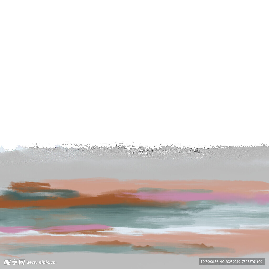抽象多彩线条艺术画作