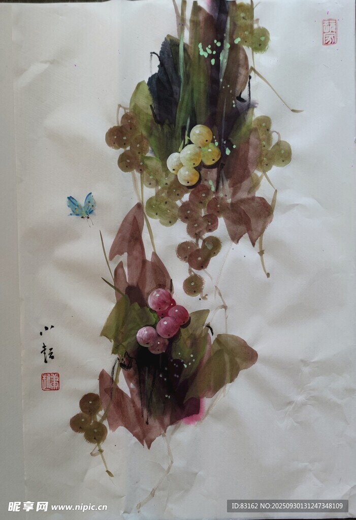 水墨花卉图