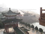 俯瞰中式古建筑景观