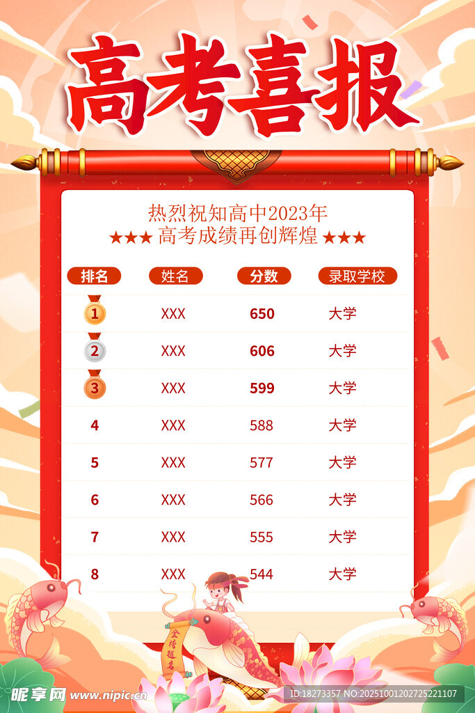 高考喜报