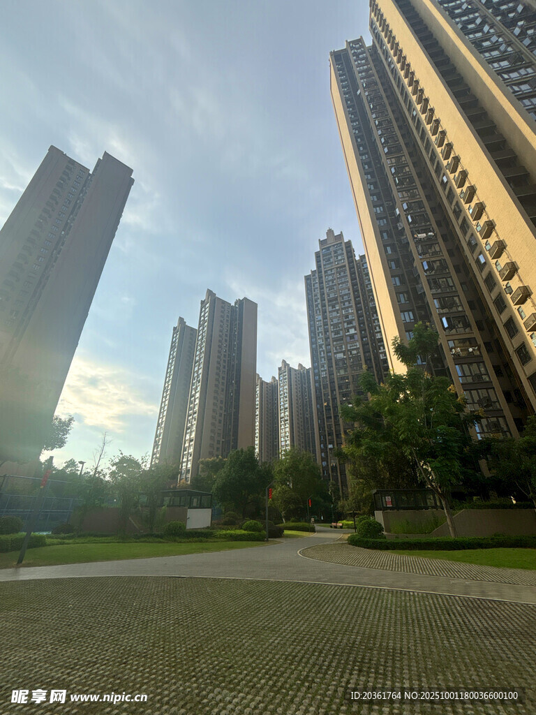城市高层住宅区景观