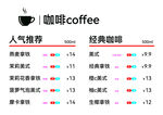 咖啡店人气推荐经典咖啡单