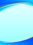 蓝色背景宣传海报