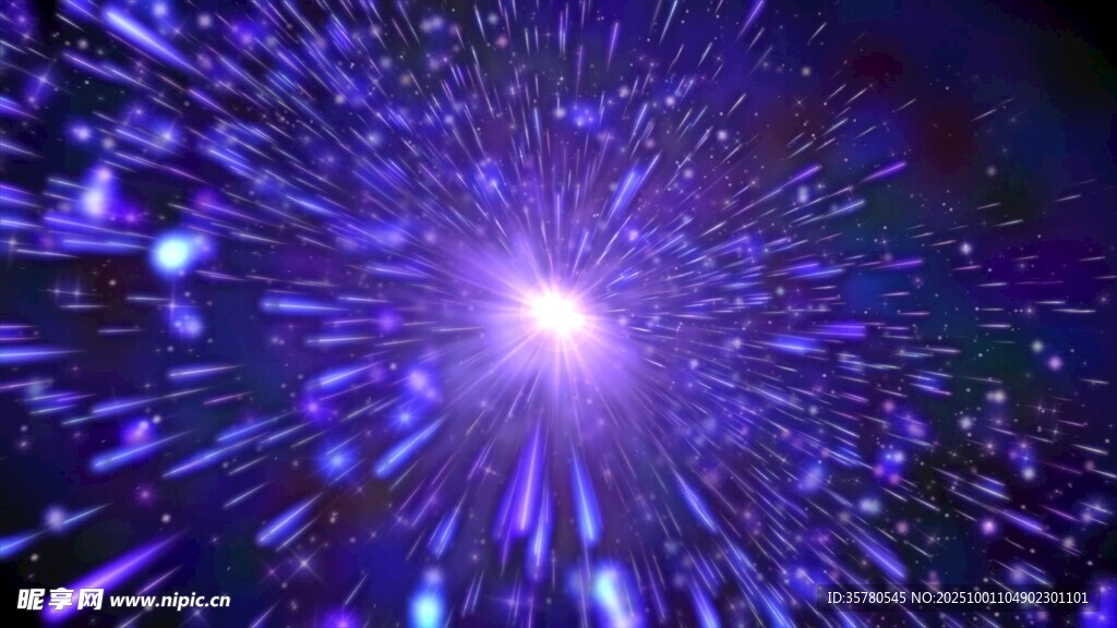 绚丽星爆宇宙景象