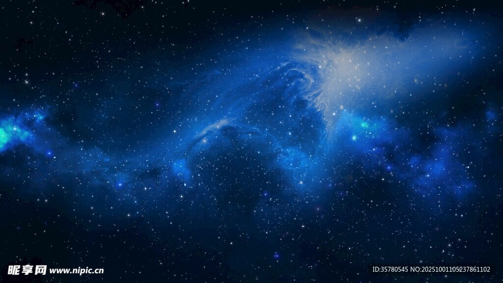 梦幻深邃的宇宙星空景象
