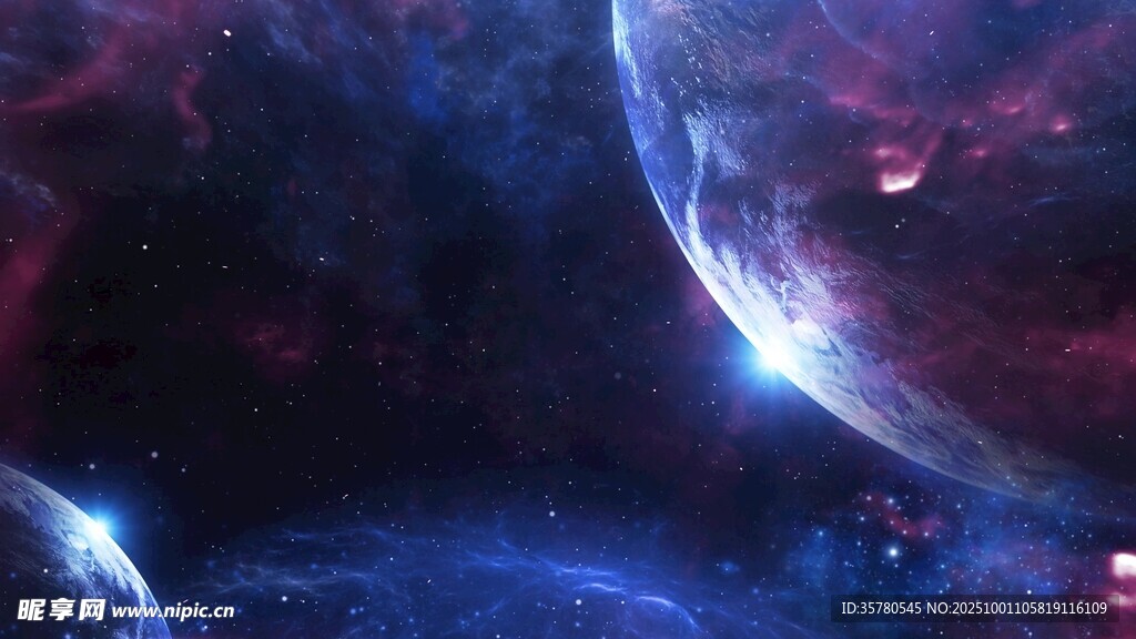 梦幻宇宙星云景象