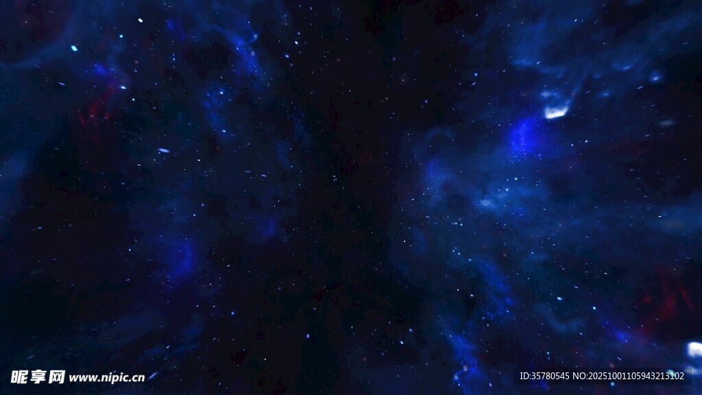 梦幻深邃的宇宙星空景象