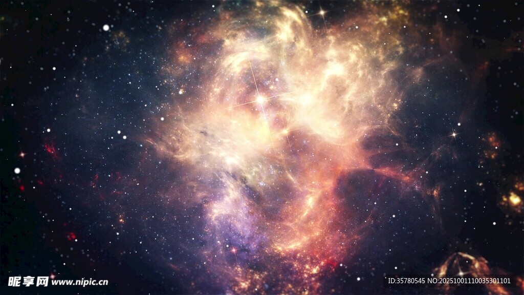 绚丽星云宇宙奇观