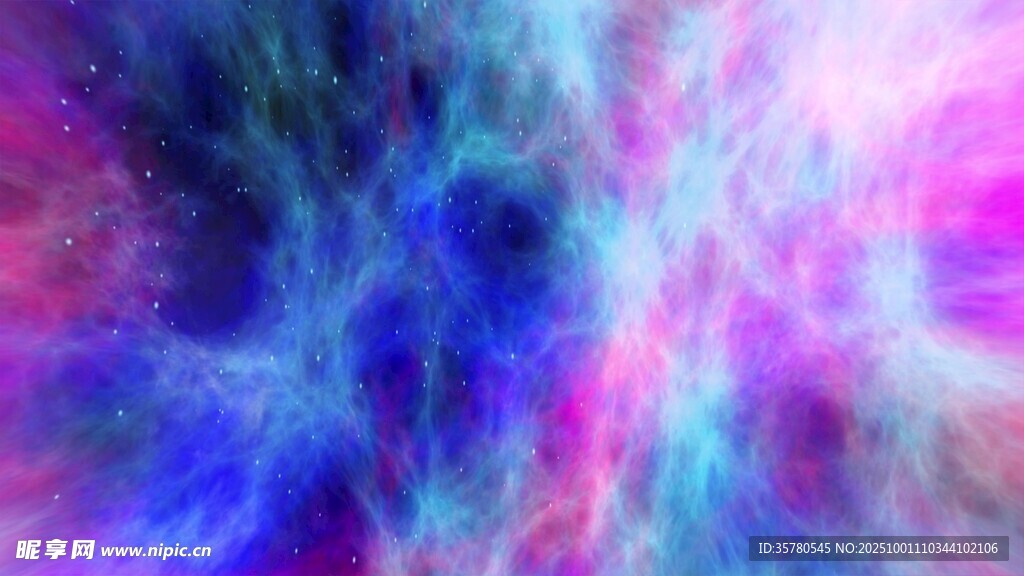 梦幻炫彩星云背景图
