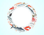 海洋生物图案