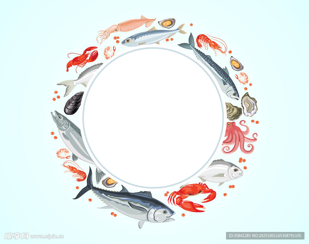 海洋生物图案
