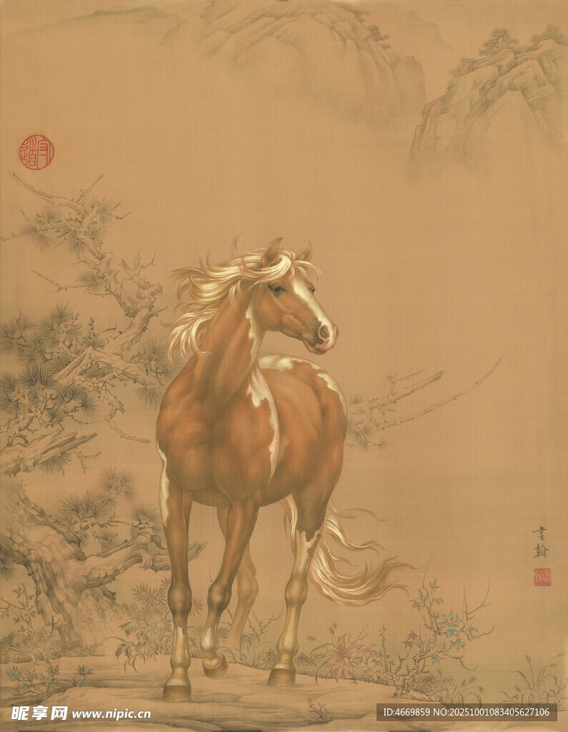 单骑漫步山水间