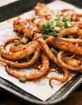 香辣美味炒鱿鱼须