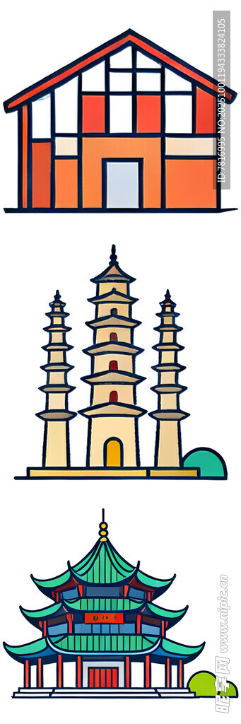 中式建筑集合